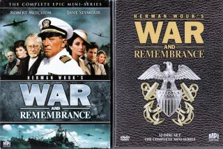 War And Remembrance Dvd 13 - Disc Set The Complete Epic Mini - Series Rare Mitchum