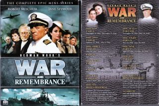 War and Remembrance DVD 13 - Disc Set The Complete Epic Mini - Series RARE Mitchum 2
