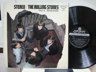 The Rolling Stones / Vol.  5 Aftermath,  Rare Japan Only Orig.  1966 Lp W/insert Ex