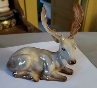 Rare Vintage 6.  5 " Beswick England Deer Antelope Figurine Statue 954 Great Shape