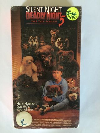 Silent Night Deadly Night 5 (the Toy Maker) Vhs Rare Horror,  Mickey Rooney