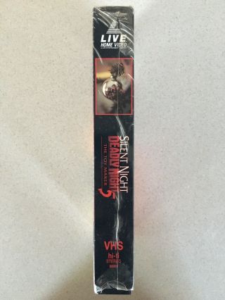 Silent Night Deadly Night 5 (The Toy Maker) vhs Rare Horror,  Mickey Rooney 3