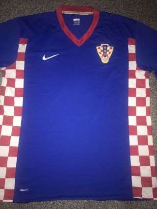 Croatia Away Shirt 2007/08 X - Large Rare And Vintage