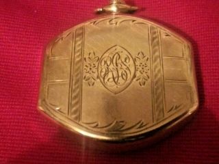 Elgin Pocket Watch Rare Gold Filled Case