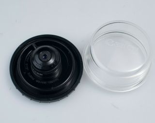 Canon Macro Photo Lens 20mm F/3.  5 W/ Fd Adapter Micro Photography Rare
