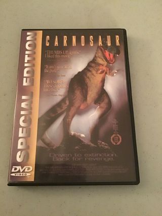 Carnosaur Special Edition Dvd Roger Corman Oop 1993 Sci - Fi Horror Rare