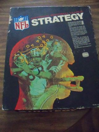 Rare Vintage Nfl Strategy Game Made By Tudor Games,  1972 ; Great For Nfl Play