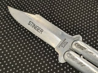 Rare Vintage Parker Stinger Folding Pocket Knife Japanese Stainless Steel