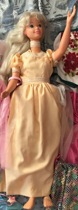 Vintage 1992 Mattel " My Life Size Barbie " Doll 38 "