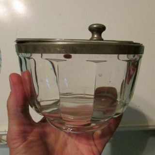 Antique Thick Glass Drugstore Soda Fountain Cherry Candy Container