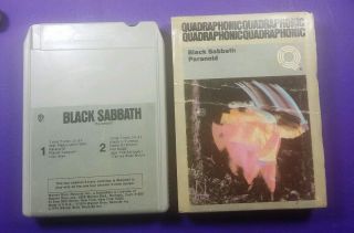 Vintage Black Sabbath - Paranoid`8 - Track Tape`untested Sleeve Rare