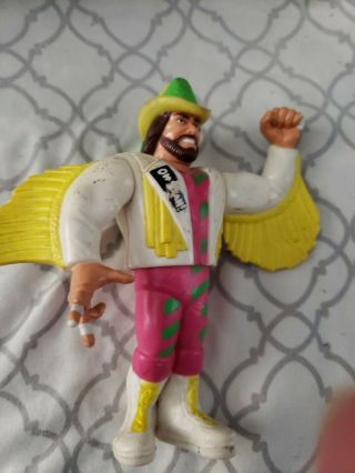 Wwf Hasbro Macho Man Randy Savage Figure Loose Series 5 Rare Wwe Nwo Wcw Vintage