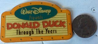Disney Donald Duck " Through The Years " Pin Set Of 6 Limited Numbered Vintage Rare