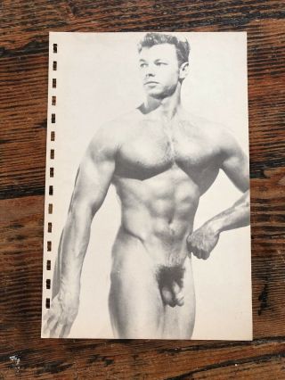Vtg B/w Colt ? Studio Gay Interest Nude Male Photo Art Figure Model Beef 6x9