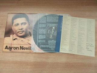 Aaron Neville - Warm Your Heart 1991 Korea Orig Lp Insert Rare Sleeve