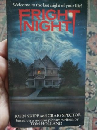 Fright Night John Skipp Very Rare Film Movie Tie In Tom Holland Paperback 1985
