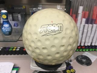 Rare Storm Bowling Ball Golf Ball Sports Series 11lbs Single Conventional Drill