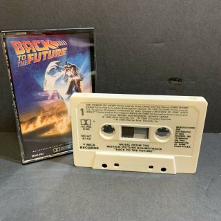 Rare Vintage Back To The Future Motion Picture Soundtrack Cassette Tape