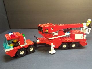 Vintage 1987 LEGO Snorkel Squad 6358 Fire Fighter Truck Town 3