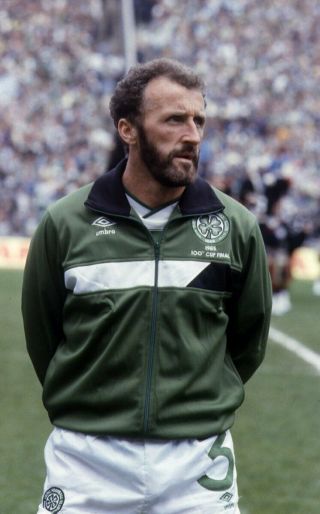 Rare Celtic 1985 Scottish Cup Football Track Jacket Soccer Shirt Umbro Large