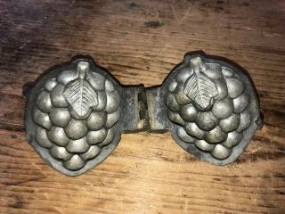 Rare Vintage Grape Cluster Candy Or Ice Cream Mold Pewter