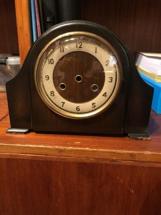 Mantle Clock Case (wooden Case Only) For Restoration