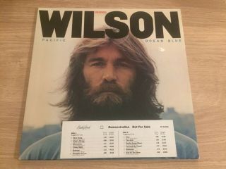 Dennis Wilson - Pacific Ocean Blue - 1977 Vinyl Lp White Label Promo - Usa Rare