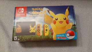 Empty Box & Inserts Only Rare Pokemon Let’s Go Pikachu,  Insert Nintendo Switch