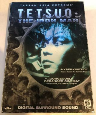 Tetsuo: The Iron Man (dvd,  2005) Very Rare Oop W/ Slipcase Tartan Asia Extreme