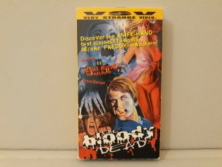 The Bloody Dead (vhs,  Very Strange Video 1997) Rare/oop Horror Vhs