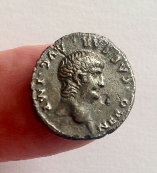 Nero As Caesar - A Rare Denarius
