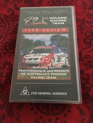Official Mobil Holden Racing Team Vhs Video 1998 Review Rare