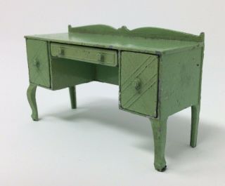 Vintage Tootsietoy Dollhouse Furniture Miniature Dining Room Sideboard W Drawers