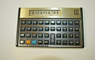 Hp 12c Financial Business Calculator Hewlett Packard Vintage Rare Collector