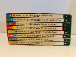 Rare First 8 Best Ever Judy Moody Complete Set Paperback Series With Bookmark