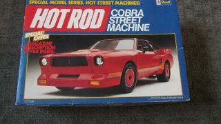 Vintage Model 1/25 Cobra Street Machine Revell Hotrod Special Series Mustang 2