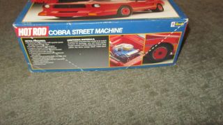 Vintage Model 1/25 Cobra Street Machine Revell Hotrod Special Series Mustang 2 2