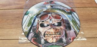 Iron Maiden - Aces High - Rare Uk 12 " Full Colour Picture Disc 1984 Near