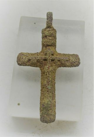 Post Medieval Christian Crucifix Cross Pendant Wearable