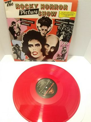 The Rocky Horror Picture Show Soundtrack Album Lp Red Record Vinyl Rare
