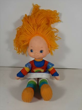 Vintage 11 " Rainbow Brite Plush Doll Hallmark Mattel 1983