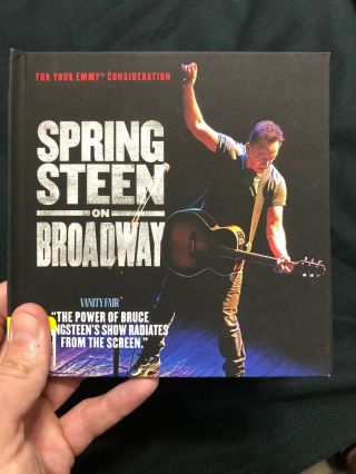 Bruce Springsteen On Broadway Dvd Netflix Fyc 2019 Emmy Documentary Rare Oop