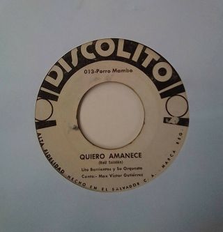 Lito Barrientos - Quiero Amanece,  Latin Jazz,  Mambo,  Porro,  Discolito,  Rare