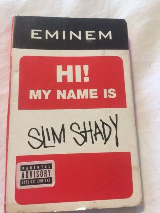 Very Rare Eminem - My Name Is - Slim Shady - Cassette Single