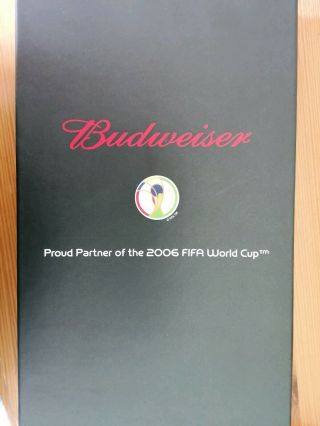Budweiser World Cup 2006 Presentation Badge Box Rare
