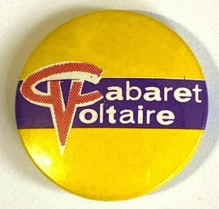 Cabaret Voltaire - Old Og Vtg 1980`s Button Pin Badge 25mm Rare Punk Techno Ind.