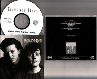 Japan Phcr - 14516 - Tears For Fears - Songs From The Big Chair Cd (rare) 1998?