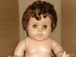 Vintage 23 In.  Soft Vinyl/ Jointed American Character Baby Doll