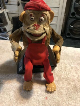 Jolly Chimp | Rare Vintage Battery Operated Cymbals Monkey Toy Need Work