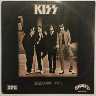 Kiss Dressed To Kill Ep - Rock And Roll All Nite 7 " 33rpm 1975 Rare P/s Brazil